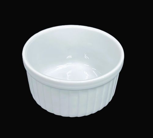 4.5" x 2.5" Porcelain Ramekin – 12 oz – Item #65230