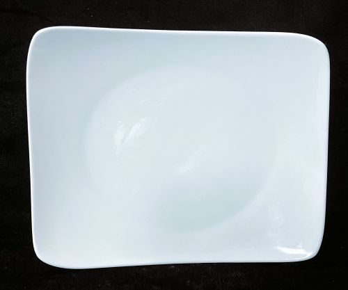 10x8" Off-White Plate - Item #89475