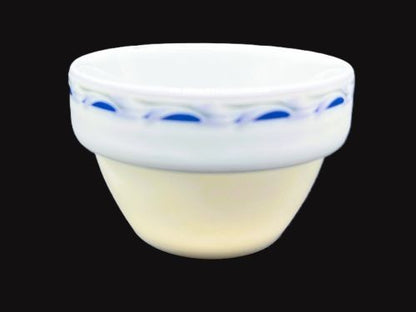 2.5" x 1.5" Sauce Dish with Blue Accent - Item #89824