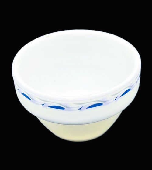 2.5" x 1.5" Sauce Dish with Blue Accent - Item #89824