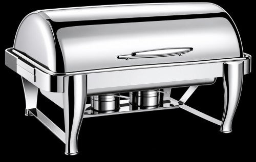 9L Full-Size Roll-Top Chafing Dish – Item #C802-1