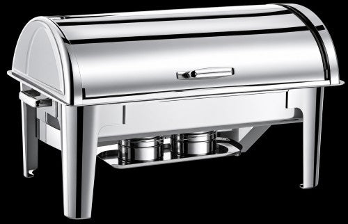 9L Roll-Top Chafing Dish with 1/2-Size Food Pan – Item #C905-2