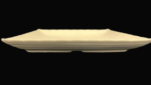 8.25" Cream Ivory Square Plate - Item #L12200