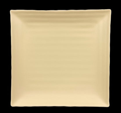 8.25" Cream Ivory Square Plate - Item #L12200