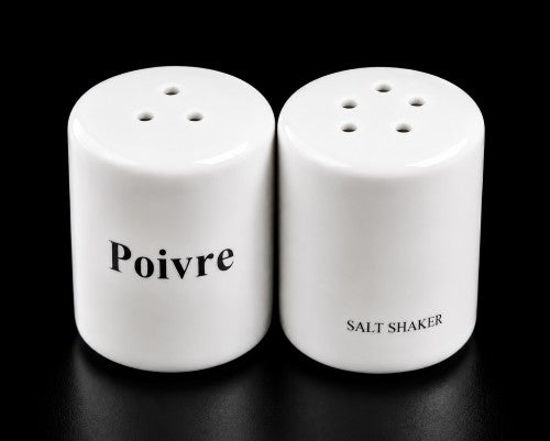 1.5" Salt & Pepper Shaker Set Item # MG-1814