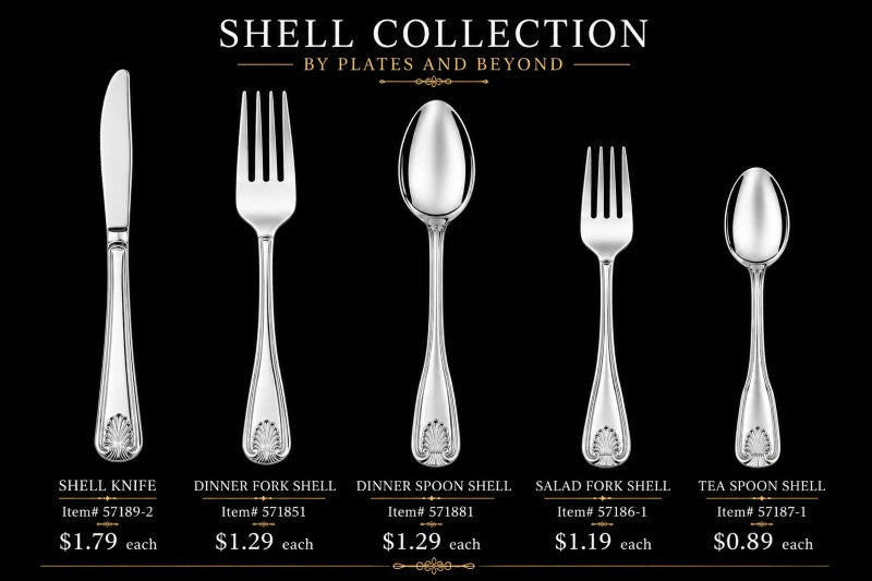 Shell Flatware Collection by Plates and Beyond