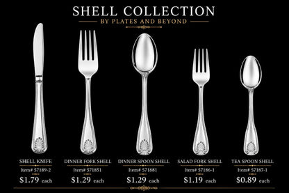 Shell Flatware Collection by Plates and Beyond