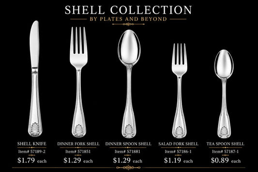 Shell Flatware Collection by Plates and Beyond