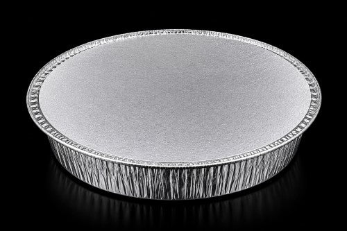 9" Round Foil Paperboard Lid – Item #490061